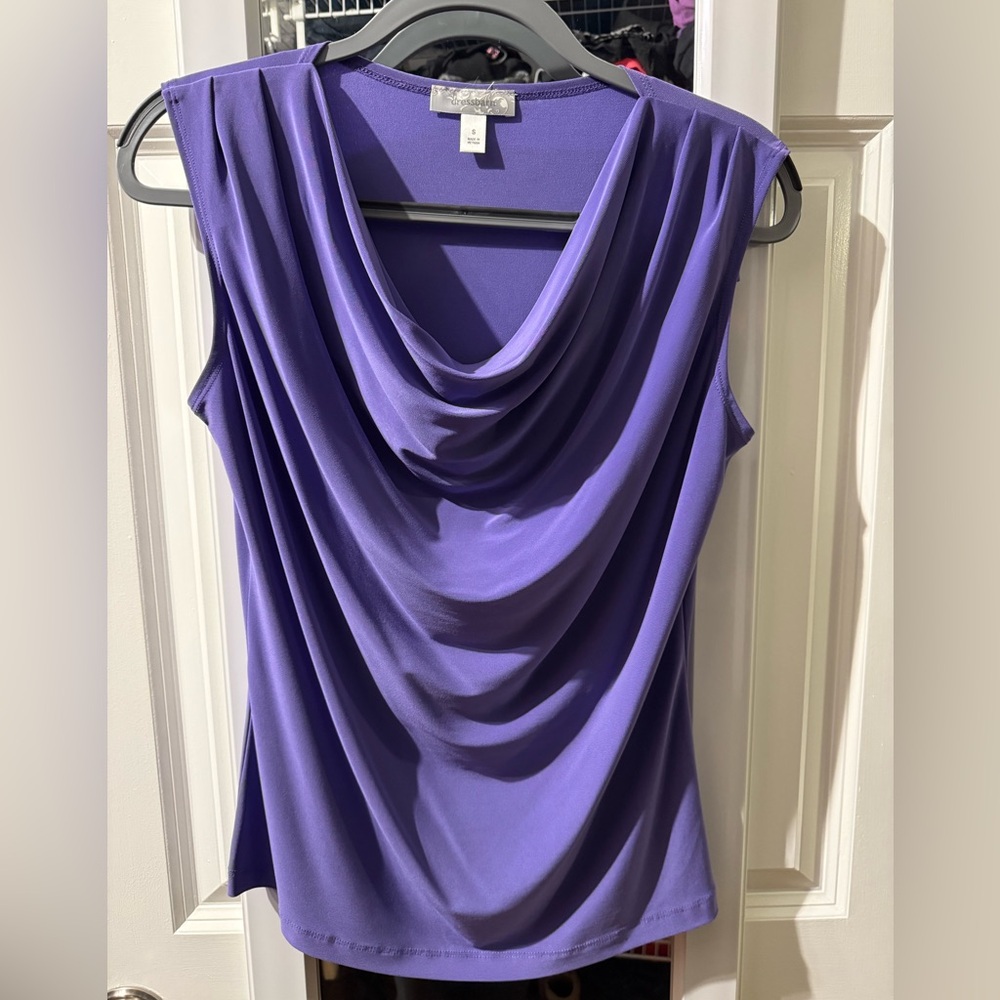 Dressbarn Lavender Sleeveless Blouse